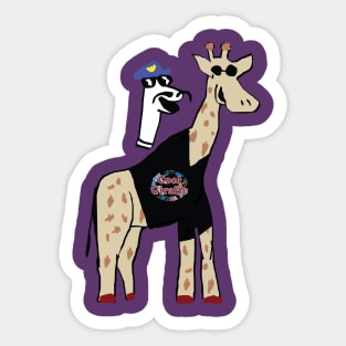 COOL GIRAFFE Sticker